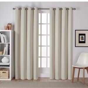 Curtains 52 in. W x 96 in. L Blackout Noise Cancelling Curtains NEW